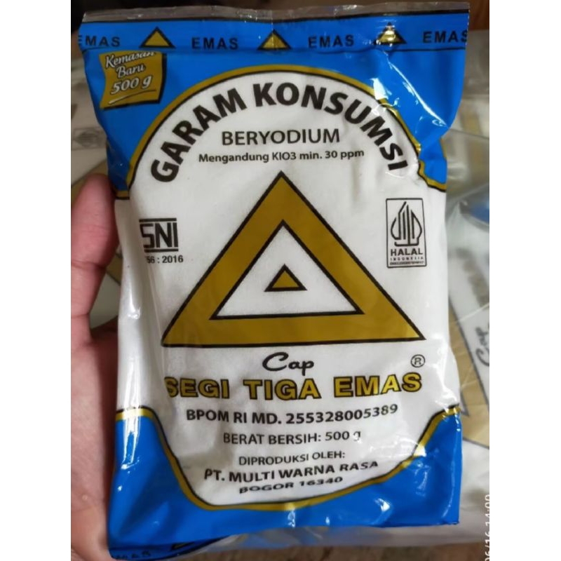 

Garam, Dapur,gara masak,beryodium 500gr