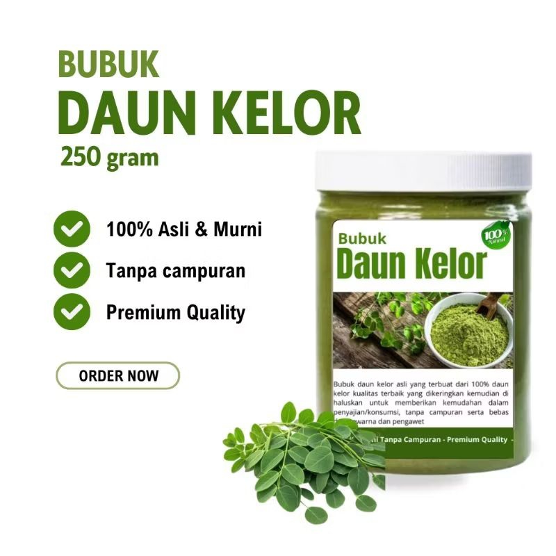 

Bubuk Daun Kelor Premium Quality - Serbuk Daun Kelor Bubuk Asli Tanpa Campuran - Spices Bahan Rempah-rempah Powder