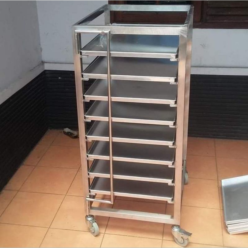 Troly Loyang | Trolley Bakery | Trolley rak Loyang