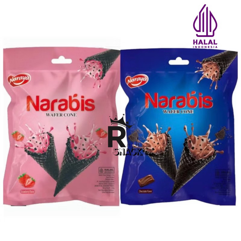 

PROMO NARAYA NARABIS CONE WAFER 220GR CHOCOLATE / STRAWBERRY