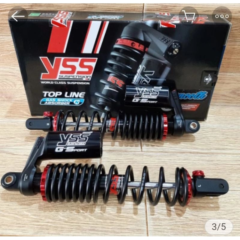 SHOCKBREAKER SHOCK YSS PCX 160 SMOOTH BLACK SERIES ORIGINAL