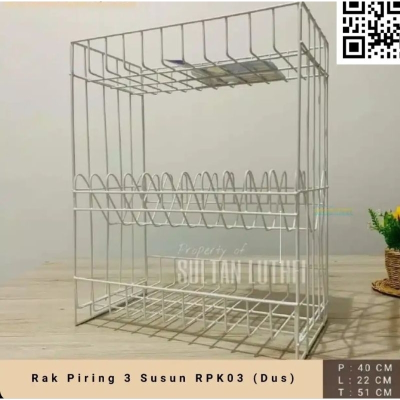 rak piring kawat rak piring besi susun 3 rak piring 3 susun