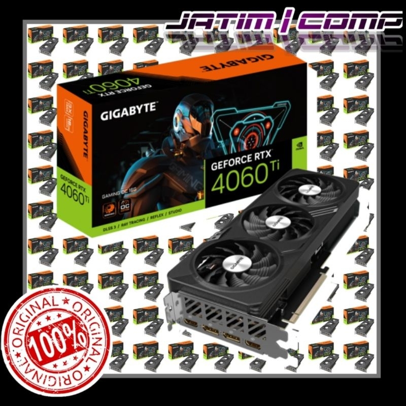1Gigabyte VGA Card GeForce RTX 4060 GAMING OC 8G - 8GB GDDR6