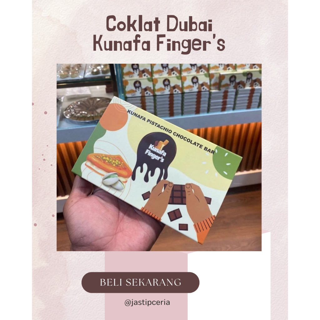 

Coklat Dubai |Kunafa Fingers Coklat Dubai Viral Malaysia Pustachio Chocolate