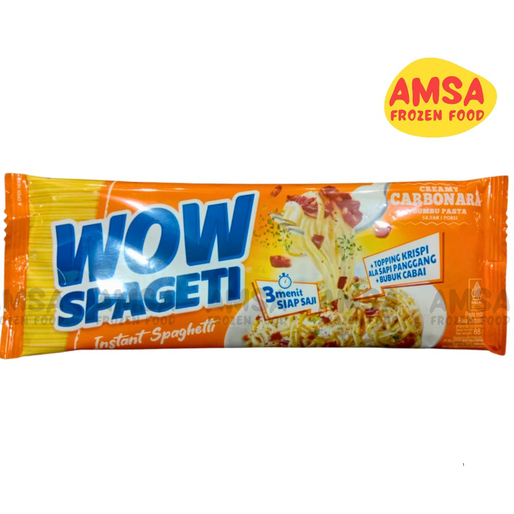 

MIE WOW SPAGETI CREAMY CARBONARA 88 gr