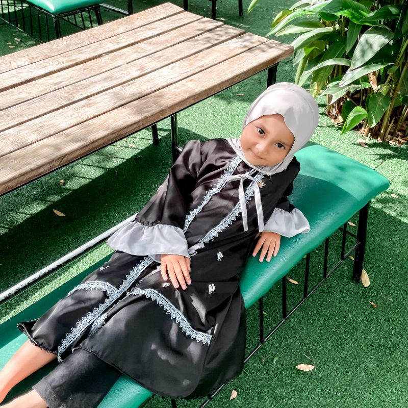 Kalila Abaya Gamis Anak Coquette Lebaran