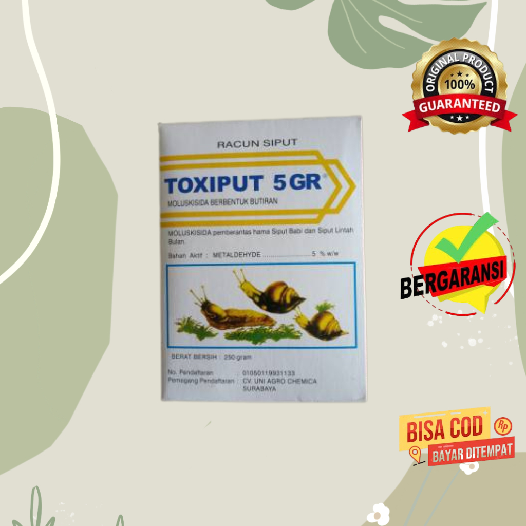 moluskisida TOXIPUT 5 GR 250 gram