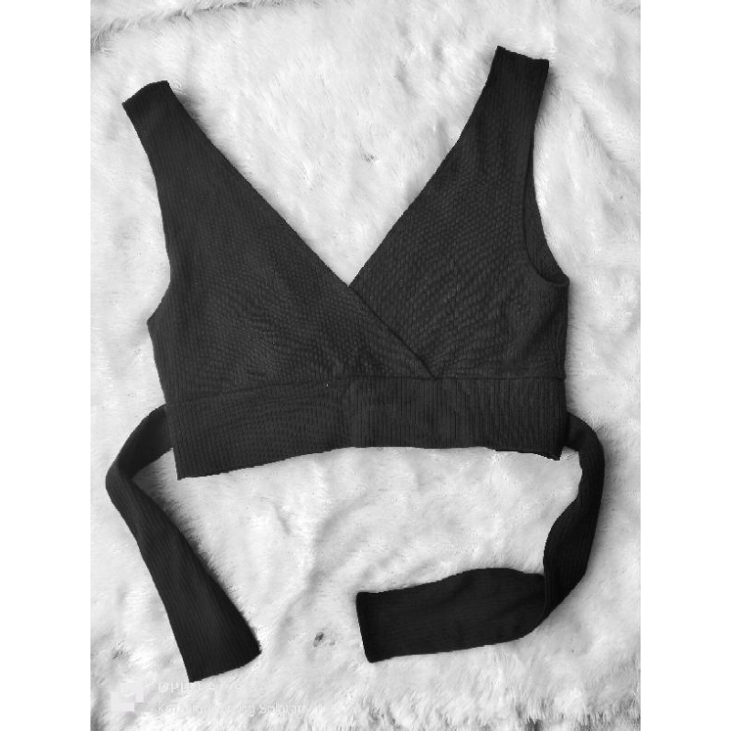 vest knit tali belakang