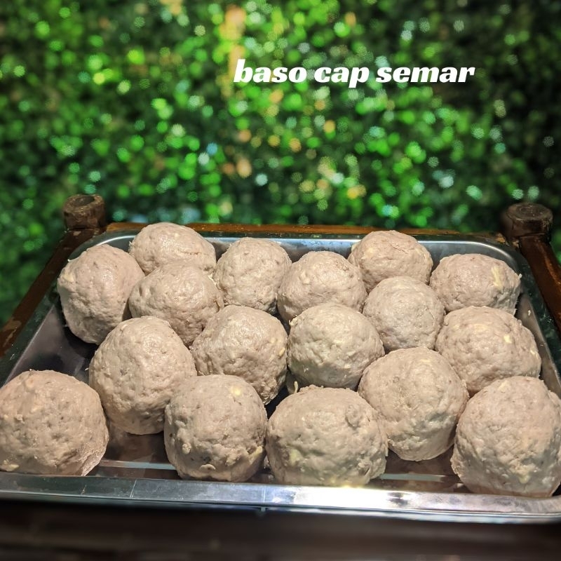 

baso asli cap semar, jumbo isi daging cincang