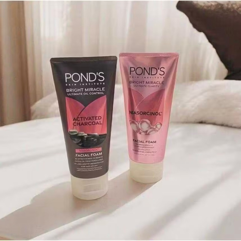 PONDS FACIAL FOAM  BRIGHT // PEMBERSIH WAJAH PONDS 100 ML
