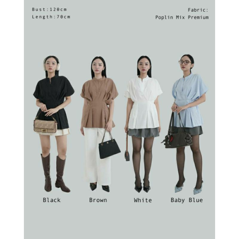 Saka Blouse - Korean Style