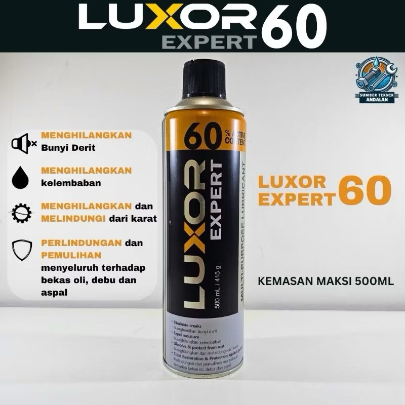 Luxor Expert / Luxor Expert 60% / Luxor Expert 500ml / Pelumas Anti Karat