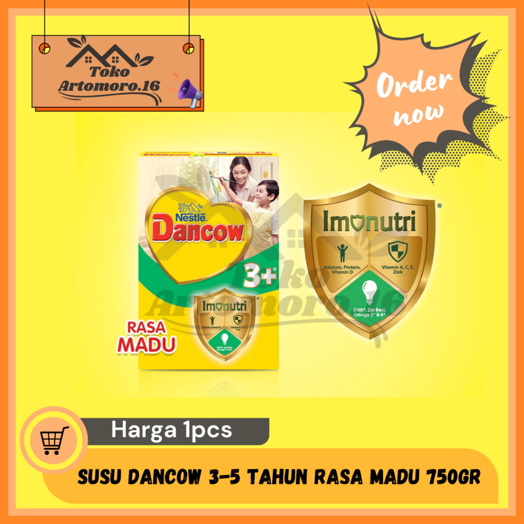 

Susu Dancow 3+ Dan 5+ rasa vanila & madu 1000 gram (imonutri)