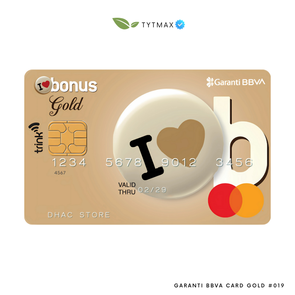 

Garanti BBVA card gold #019 / Dummy CreditCard / Fake Premium ID Card