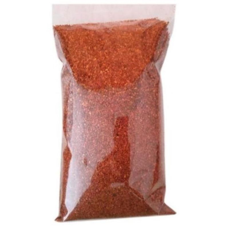 

Cabe Bubuk Garing Gurih 100gr Extra Daun Jeruk