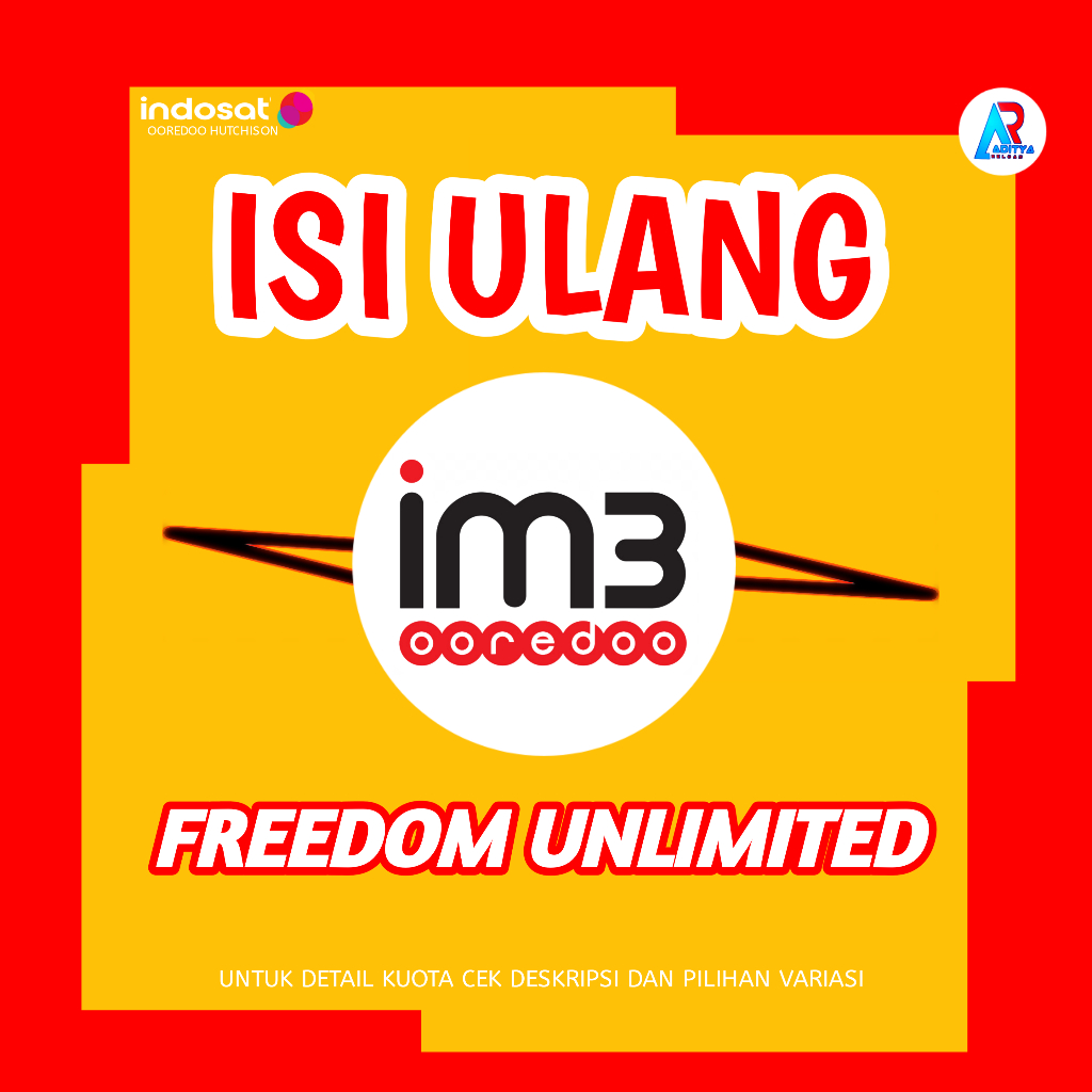 Paket Kuota INDOSAT FREEDOM UNLIMITED 30 HARI ISI ULANG