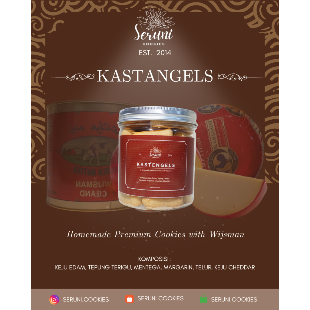 

Kastangels Edam Wijsman Premium by Seruni Cookies