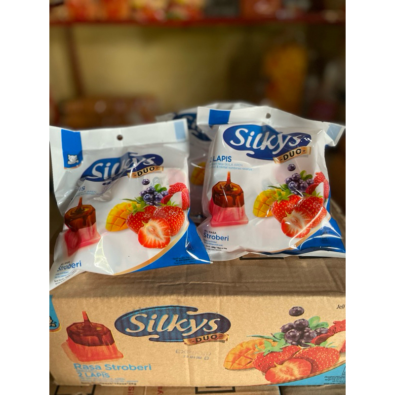 

Silkys jelly Puding kemasan pack