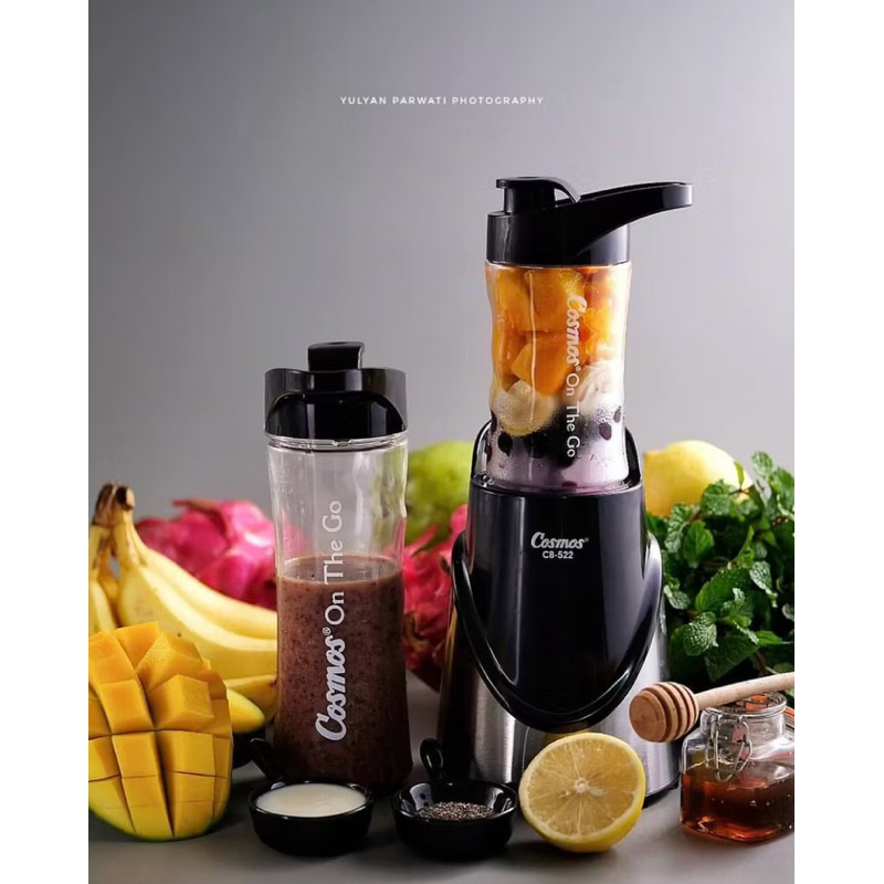 Blender Cosmos CB-522 Hand Blender / Blender Cosmos 2 Tabung Plastik