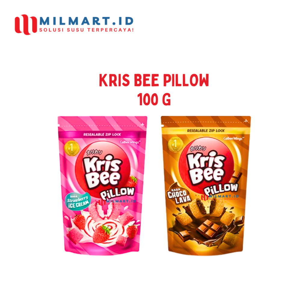 

KRISBEE PILLOW 100G RASA CHOCOLAVA/STRAWBERRY CAMILAN KRIS BEE JAJANAN MAKANAN RINGAN