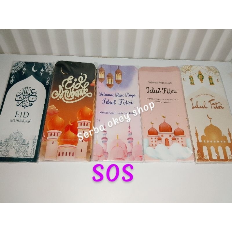 

SOS Amplop Angpao Lebaran Mosque Jumbo isi 10pcs