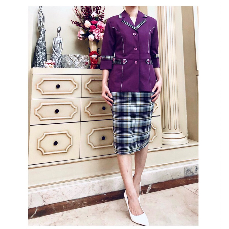 Sisters Ladies Fashion. Setelan Rok wanita. One set setelan blazer kantor wanita. Set Blazer Wanita 