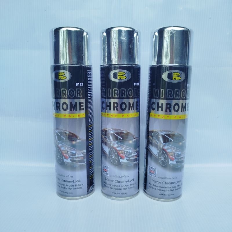 BOSNY MIRROR CHROME SPRAY PAINT 270ML - REAL MIRROR EFFECT