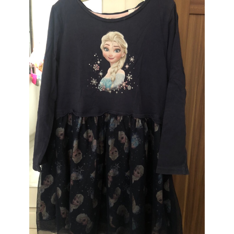 preloved dress anak h&m hm elsa frozen