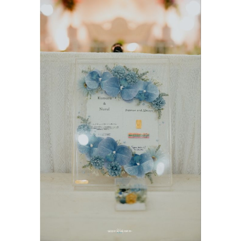 Akrilik Frame Mahar Frame Hadiah Gift