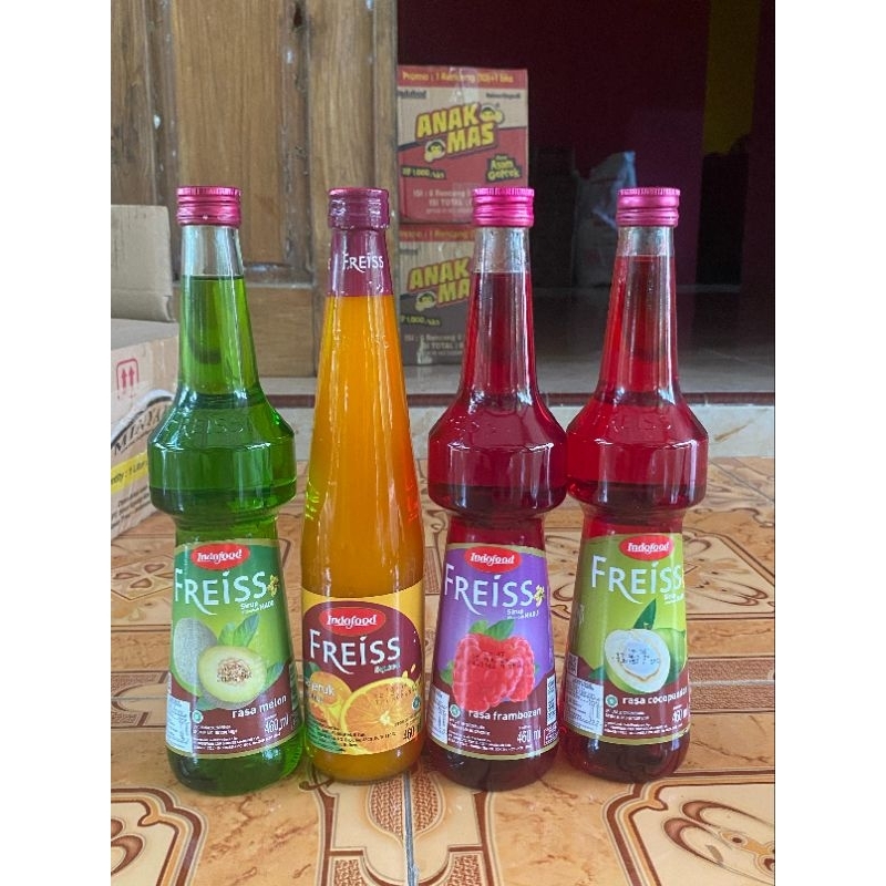 

SIRUP FREISS VARIAN RASA COCOPANDAN,FRAMBOZEN,MELON,JERUK 500ML