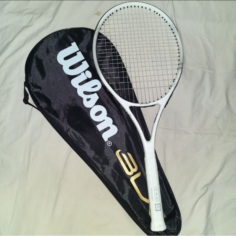 Raket Tenis Tennis Wilson Ncode White Putih
