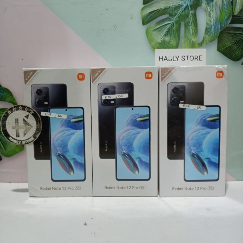 REDMI NOTE 12 PRO 5G 8/256 NEW SEGEL GARANSI RESMI NO REAPACK BNIB