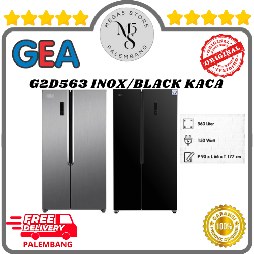 Kulkas GEA 2 Pintu G2D563 Kulkas Set By Side 2 Pintu Lemari GEA Kulkas Side By Side