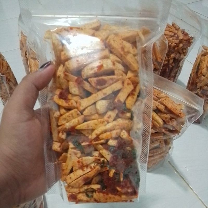 

BASRENG PEDAS DAUN JERUK/Basreng pedas manis 250g