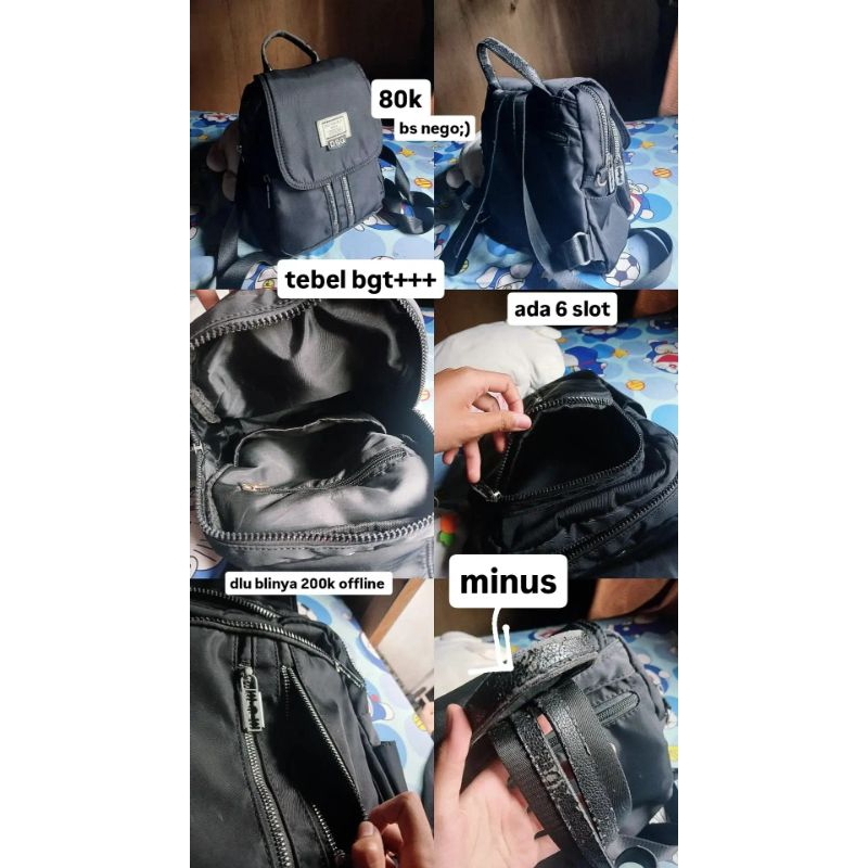 preloved tas ransel sekolah premium