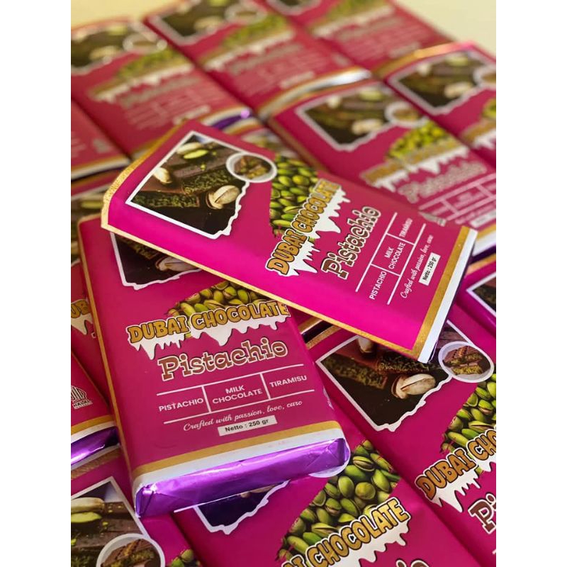 

Dubai Chocolate Kunafa Pistachio 250gram