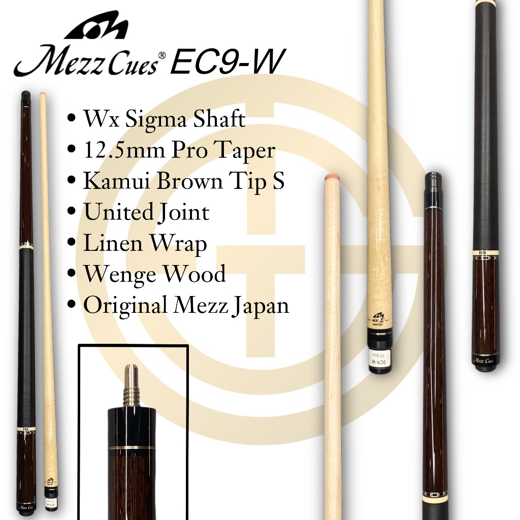 Mezz Cue EC9-W Stick Play Billiard