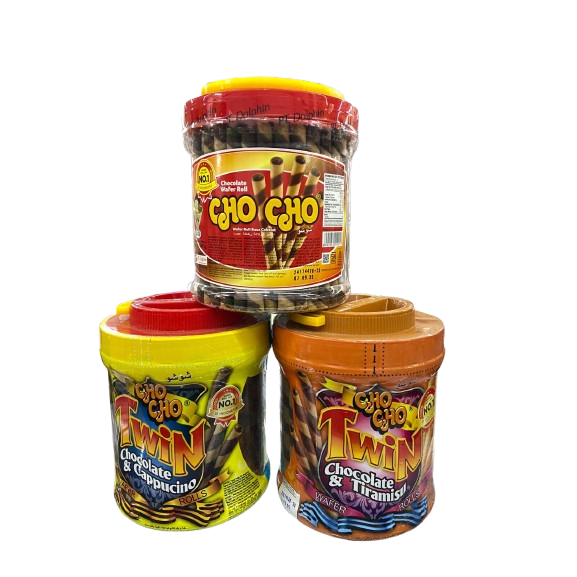 

Cho Cho Wafer Roll Stik 500 gr All Varian | Kue Lebaran | Kue Kering |