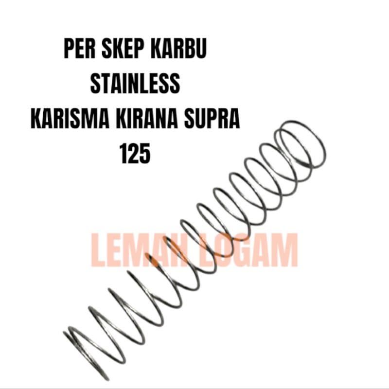 PER SKEP KARBU CARBURATOR KARISMA KIRANA SUPRA 125 STAINLESS