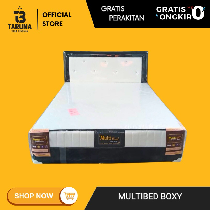 SPRINGBED BOXY MULTIBED MULTISTAR UKURAN 160*200 120*200 TERMURAH BERGARANSI