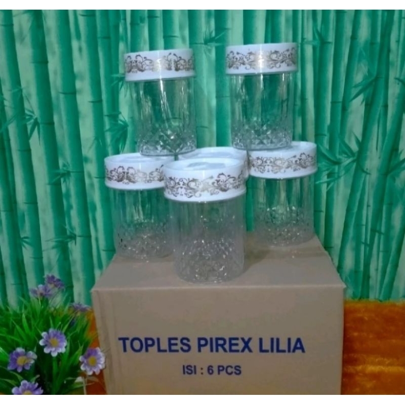 toples pirex arcliric lilia Isi 6 set Khusus Batam