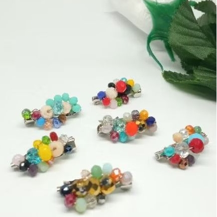 Bros batu alam/Bros kristal/Bros kecil/peniti dagu/peniti bahu