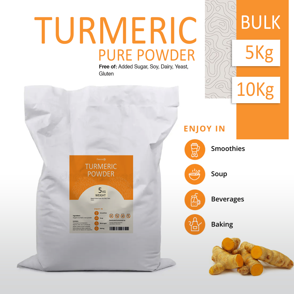 

Forestry Turmeric Powder 5Kg Pure Bubuk Kunyit