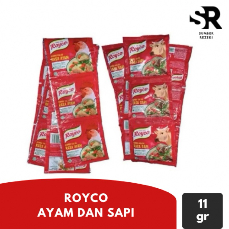 

Royco bumbu sapi dan ayam - Penyedap Rasa - Kemasan 11gr