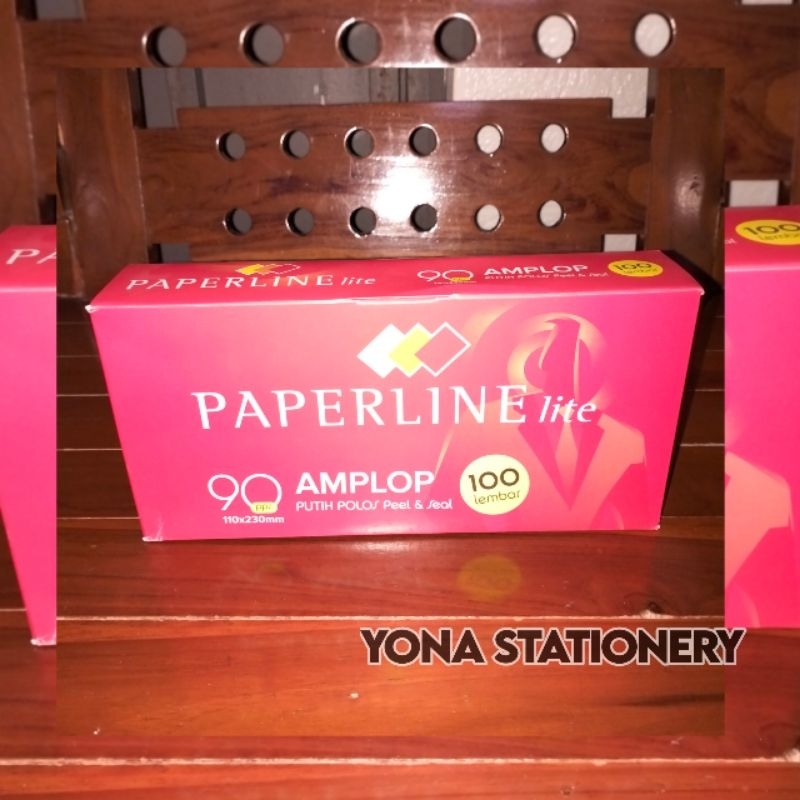 

Amplop Paperline Lite No. 90 Merah Tersedia perpak:100 pcs & Perball RJ4