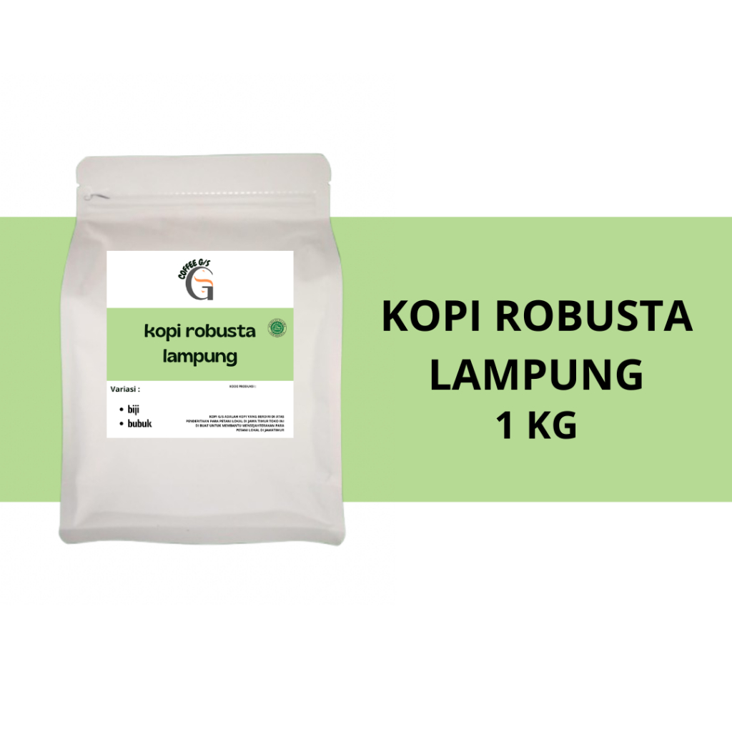 

COFFE G/S Kopi Robusta Lampung 1kg Biji Dan Bubuk