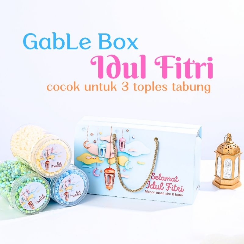

Gable box lebaran idul fitri GRATIS KARTU & STICKER