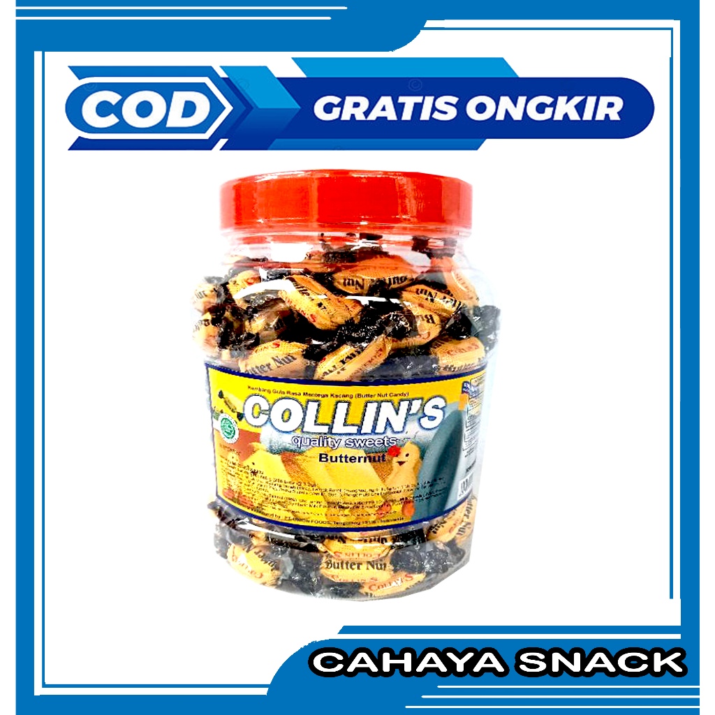

Permen Kacang COLLIN,S Buternut 665 gram / isi 208 butir