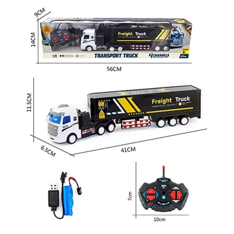 BYBO 230 mainan anak mobil RC remote control truk box kontainer