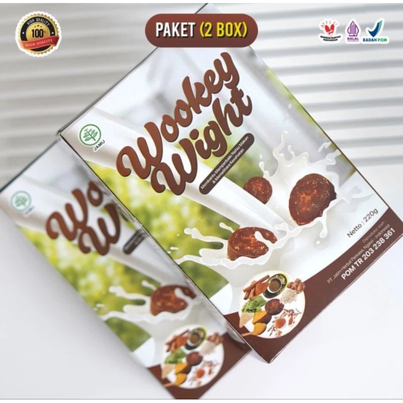 

Paket Hemat 2 Box Wookey Wight Susu Penambah Berat Badan Penggemuk Badan Asli Original 100%